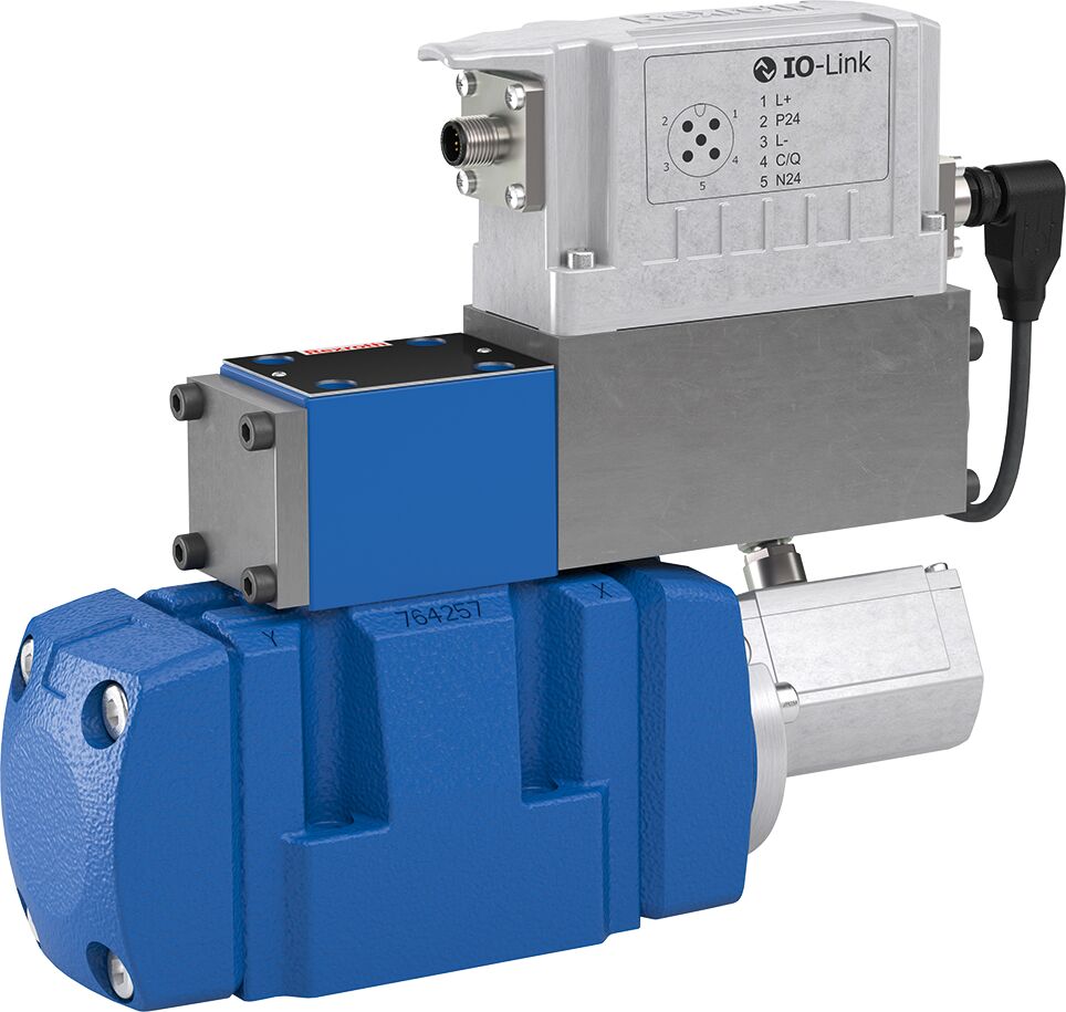 0811404438 4WRLE 27 Q4-430M-3X/G24ETK0/A1M High-response proportional directional valve with integrated electronics, size 27 Industrial hydraulic use. Unpacked Weight: approx. 25 kg