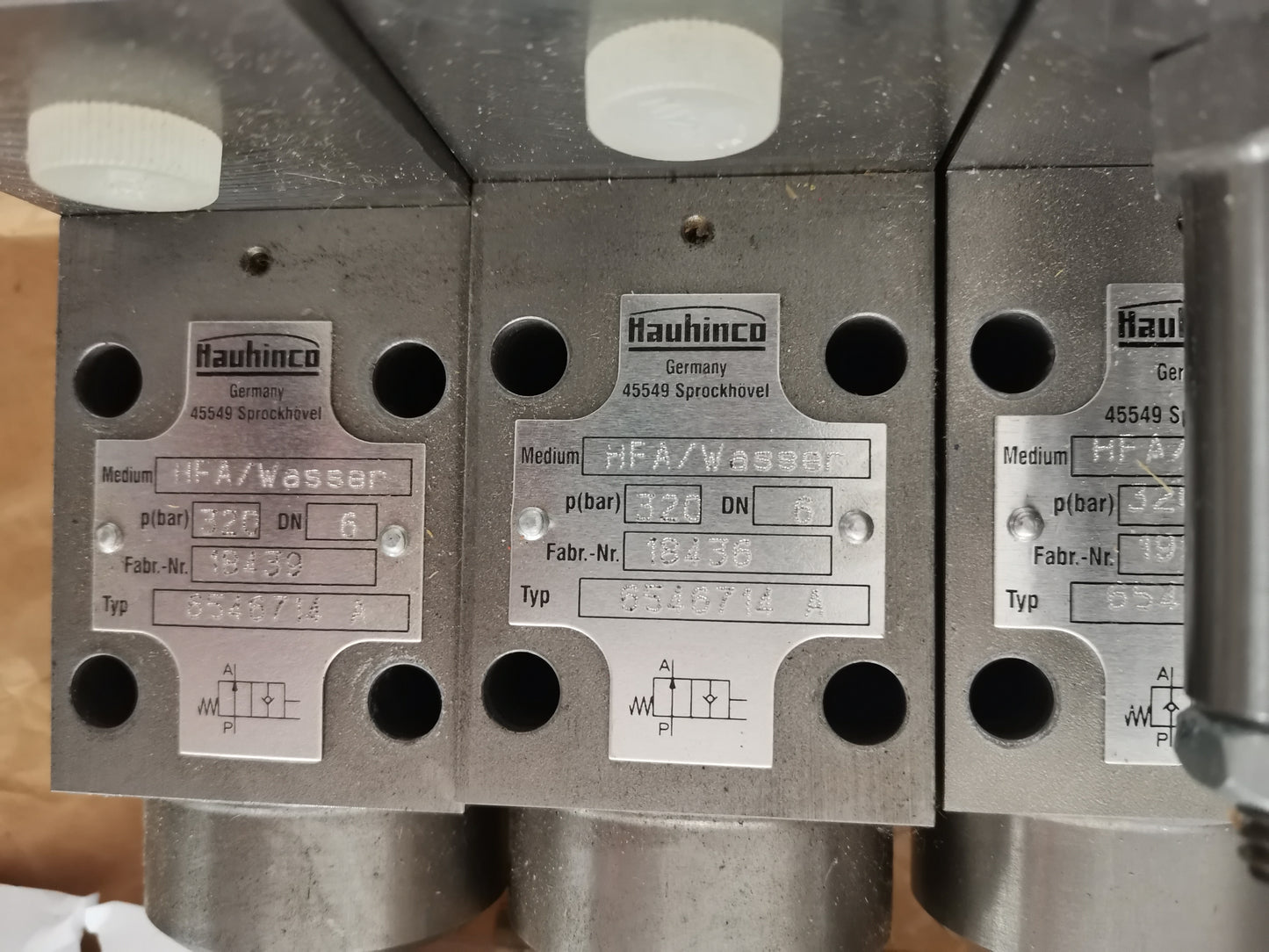 hauhinco 6546714, 2-2 way seat valve DN6 PN320