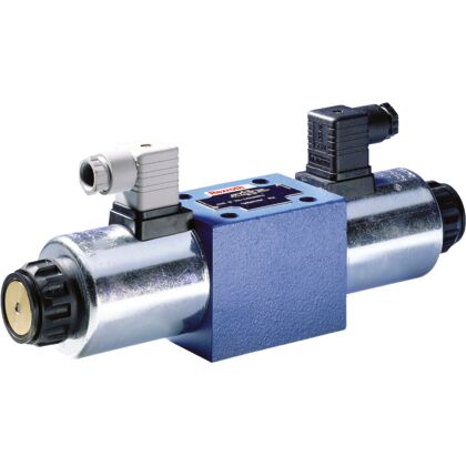 R900592338 DIRECTIONAL SPOOL VALVE 4WE10J3X/CW110N9K4 Size 10, Symbol J, with solenoid actuation, 110…120 VAC 50/60 Hz
