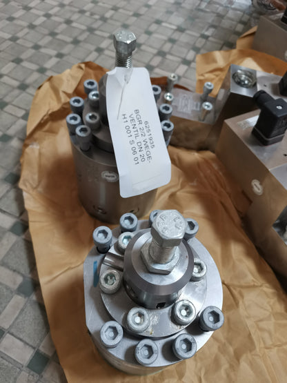 6251935  2/2-way valve C3 X, Y actuated, single stage pilot control DN20 PN320 hauhinco