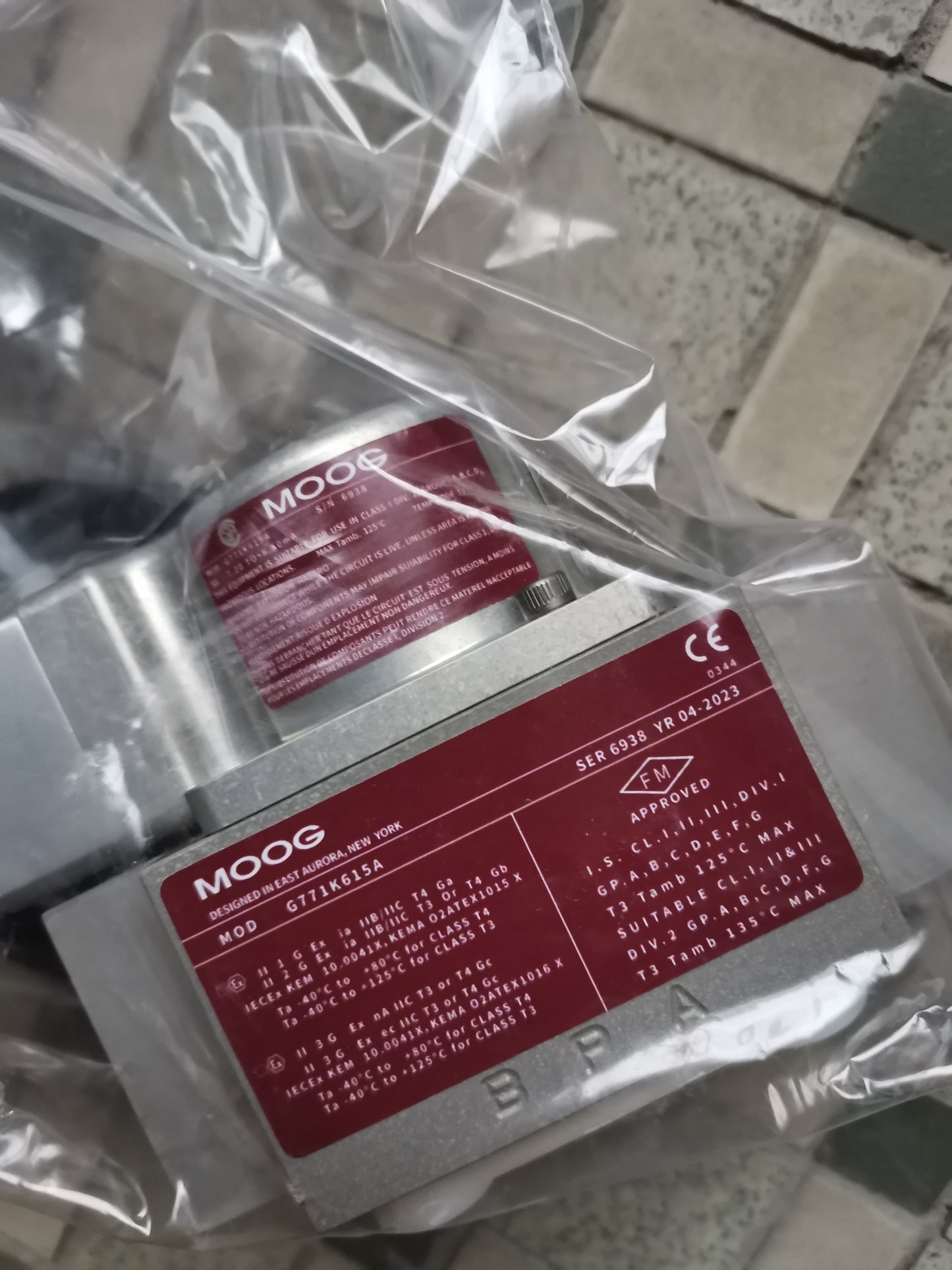 MOOG G771K615A ,771, 772, 773 Series Servo Valves