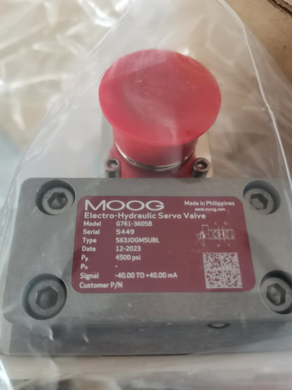 G761-3605B MOOG SERVO VALVES PILOT OPERATED